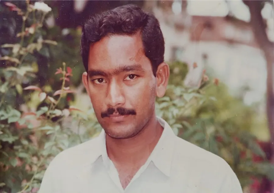 Sudhakar Reddy Gade as a young man, around the start of his career